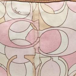 Coach Multicolor Signature Canvas Hobo