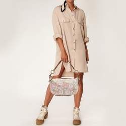 Coach Multicolor Signature Canvas Hobo