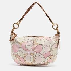 Coach Multicolor Signature Canvas Hobo