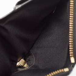 Coach Black Leather Zip Around Purse