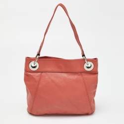 Coach Orange Leather Ashley Crossbody Bag