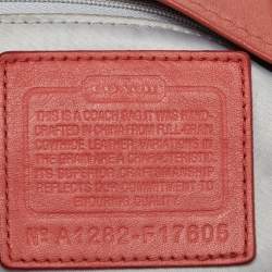 Coach Orange Leather Ashley Crossbody Bag