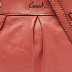 Coach Orange Leather Ashley Crossbody Bag