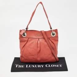 Coach Orange Leather Ashley Crossbody Bag