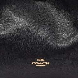 Coach Black Leather Hadley Hobo