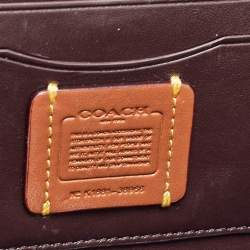 Coach Pink Leather Ruby Chain Clutch