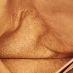 Pre Owned Coach Beige Leather Tabby Chain Shoulder Bag