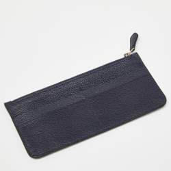 مملوكة مسبقًا Coach Navy Blue Leather Noa Pop Up Crossbody Bag