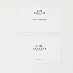 مملوكة مسبقًا Coach Navy Blue Leather Noa Pop Up Crossbody Bag