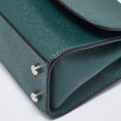 Coach Green Leather Tilly Top Handle Bag