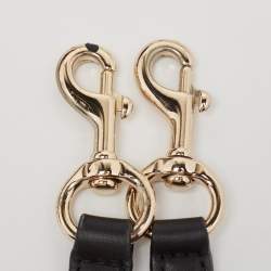 Pre Owned Coach Black Signature Canvas and Leather Bleecker Riley Tote