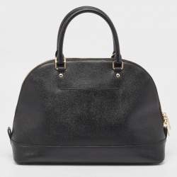 Pre Owned Coach Black Leather Sierra Satchel