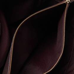Coach Burgundy Leather Swagger 33 Tote