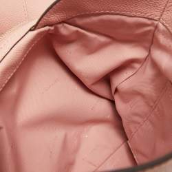Pre Owned Coach Pink Leather Edie Shoulder Bag