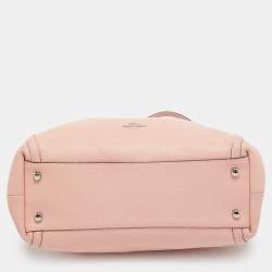 Pre Owned Coach Pink Leather Edie Shoulder Bag