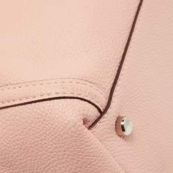 Pre Owned Coach Pink Leather Edie Shoulder Bag