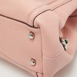 Pre Owned Coach Pink Leather Edie Shoulder Bag