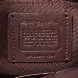 Coach Two Tone Beige Leather Sutton Hobo
