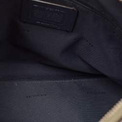 Pre Owned Coach Olive Green Leather Shay Shoulder Bag