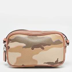 Coach Multicolor Camouflage Coated Canvas Crossbody Bag