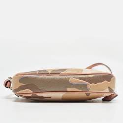 Coach Multicolor Camouflage Coated Canvas Crossbody Bag