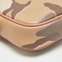 Coach Multicolor Camouflage Coated Canvas Crossbody Bag