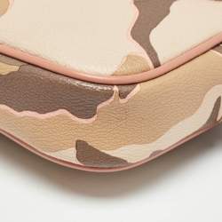 Coach Multicolor Camouflage Coated Canvas Crossbody Bag