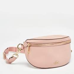 Coach Pink Leather Belt Bag