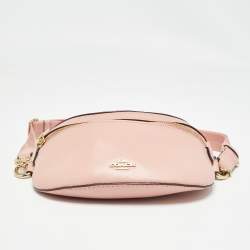 Coach Pink Leather Belt Bag