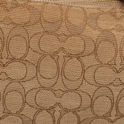 Coach Beige/Brown Signature Canvas and Leather Chelsea Hobo