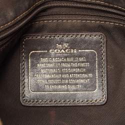 Coach Beige/Brown Signature Canvas and Leather Chelsea Hobo