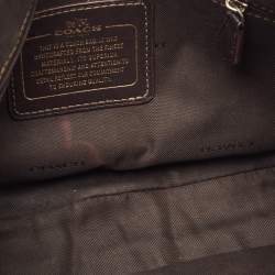 Coach Beige/Brown Signature Canvas and Leather Chelsea Hobo