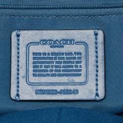 Coach Blue Leather City Zip Tote