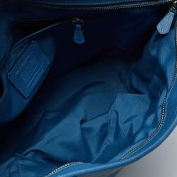 Coach Blue Leather City Zip Tote
