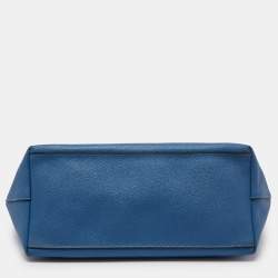 Coach Blue Leather City Zip Tote