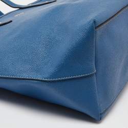 Coach Blue Leather City Zip Tote