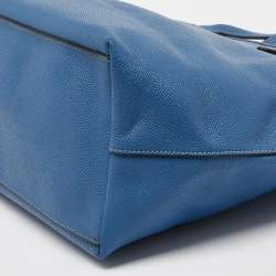 Coach Blue Leather City Zip Tote