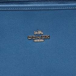 Coach Blue Leather City Zip Tote