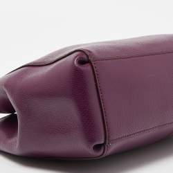 Coach Purple Leather Christie Carryall Tote
