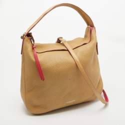 Coach Beige Leather Bleecker Hobo