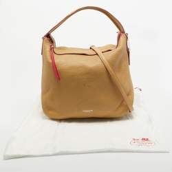 Coach Beige Leather Bleecker Hobo