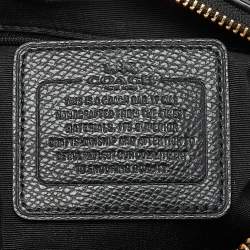 Coach Black/Brown Signature Coated Canvas and Leather Mini Bennett Satchel