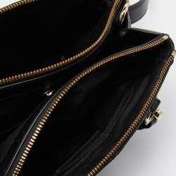 Pre Owned Coach Black Leather Minetta Satchel
