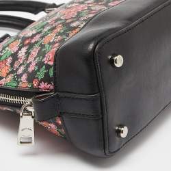 Coach Multicolor Floral Print Coated Canvas and Leather Mini Sierra Satchel