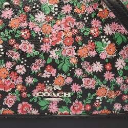 Coach Multicolor Floral Print Coated Canvas and Leather Mini Sierra Satchel