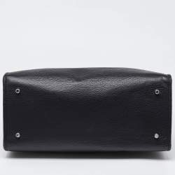 Coach Black Signature Canvas and Leather 40 Dempsey Tote