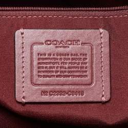 Coach Black Signature Canvas and Leather 40 Dempsey Tote