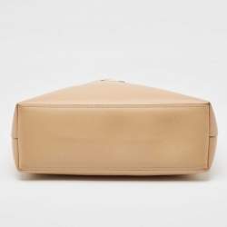 Pre Owned Coach Beige Leather Avenue Tote