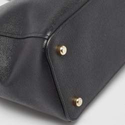 Coach Black Leather Casey Tote
