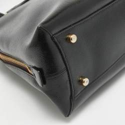 Pre Owned Coach Black Patent Leather Quinn Dome Bag